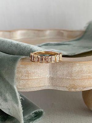 The Perfect Anniversary Diamond 14k yellow band