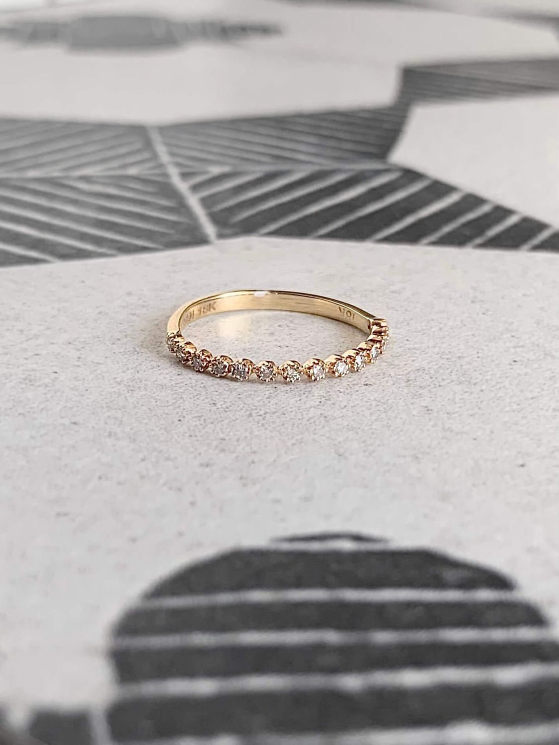 Poppy Diamond 18k Yellow Gold Wedding Band