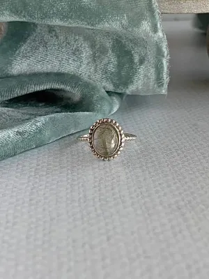 Magic Labradorite Silver Ring