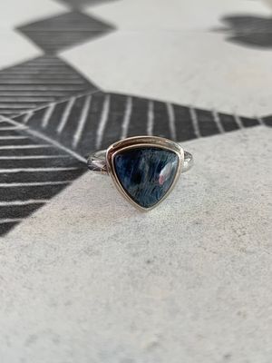 Peaceful Pietersite Silver Ring