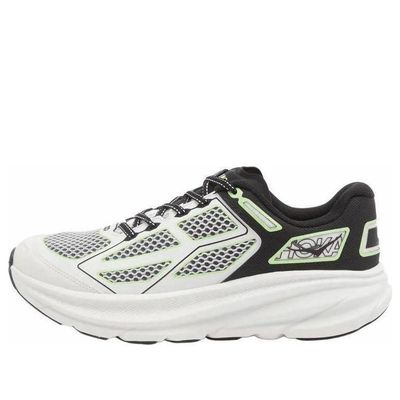 Hoka One One Clifton One 9 Black White Green 1155370-BWHT