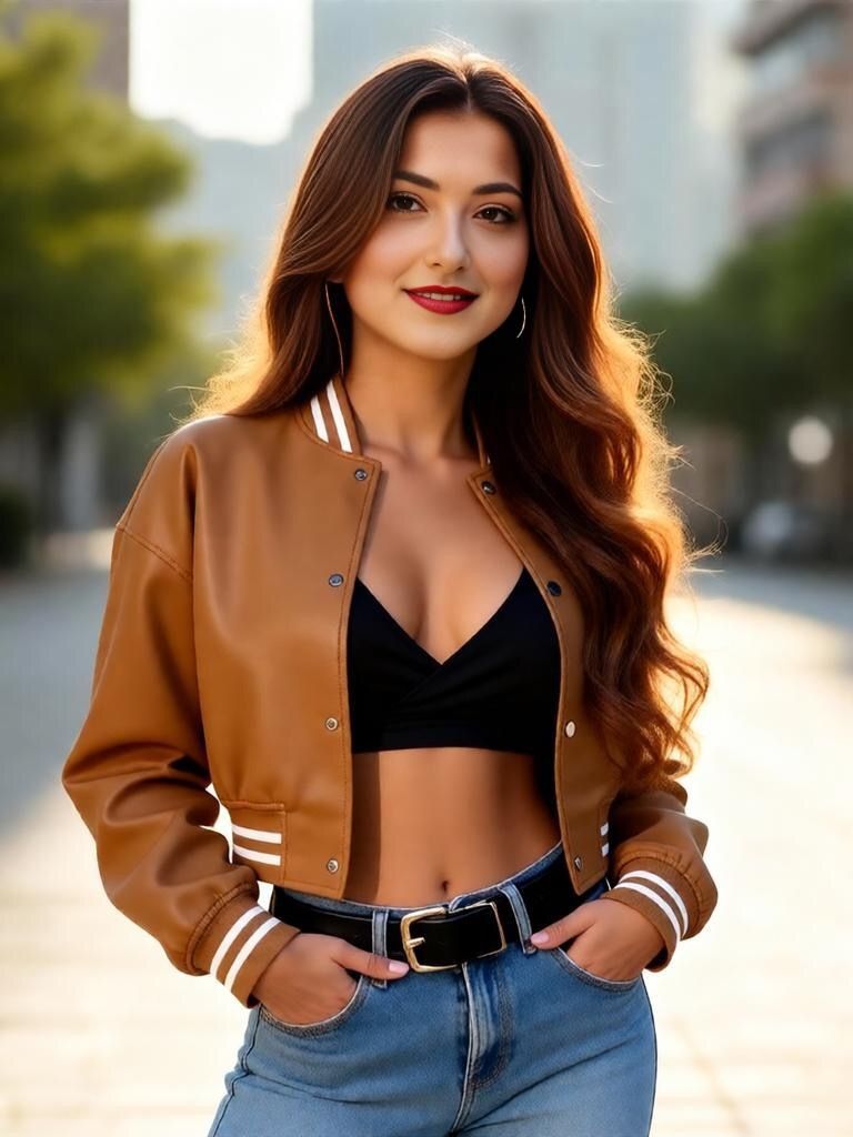 Women's Streetwear Color Block Button Single Breasted Coat Casual Jacket