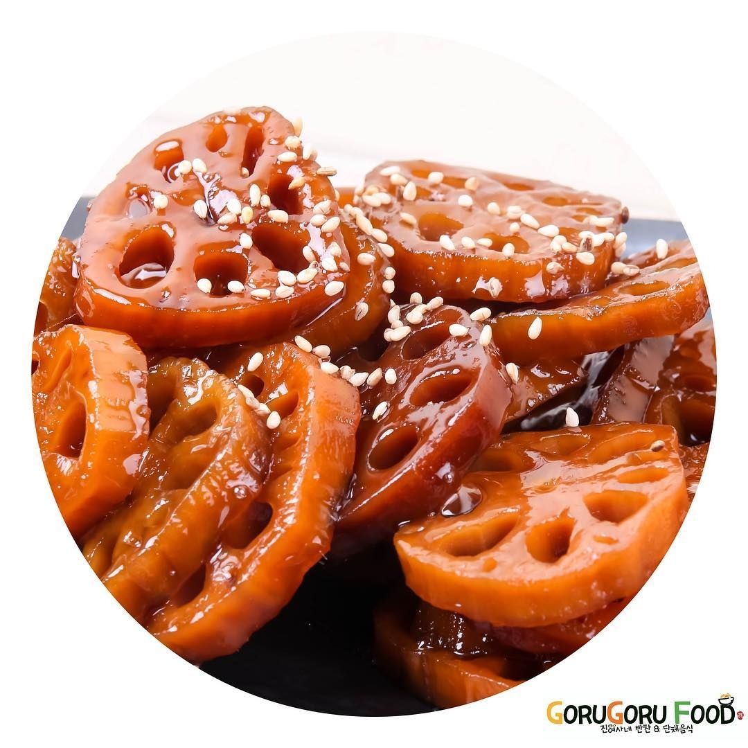 연근조림 Braised Lotus Roots (FOR 1~2)