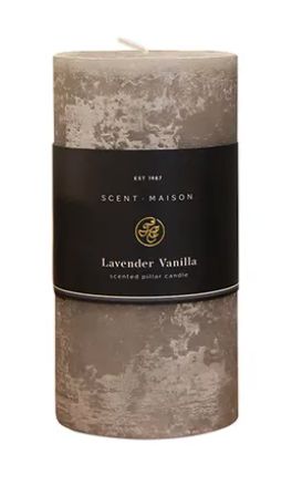 Pillar Candle 3x6 Lavender Vanilla