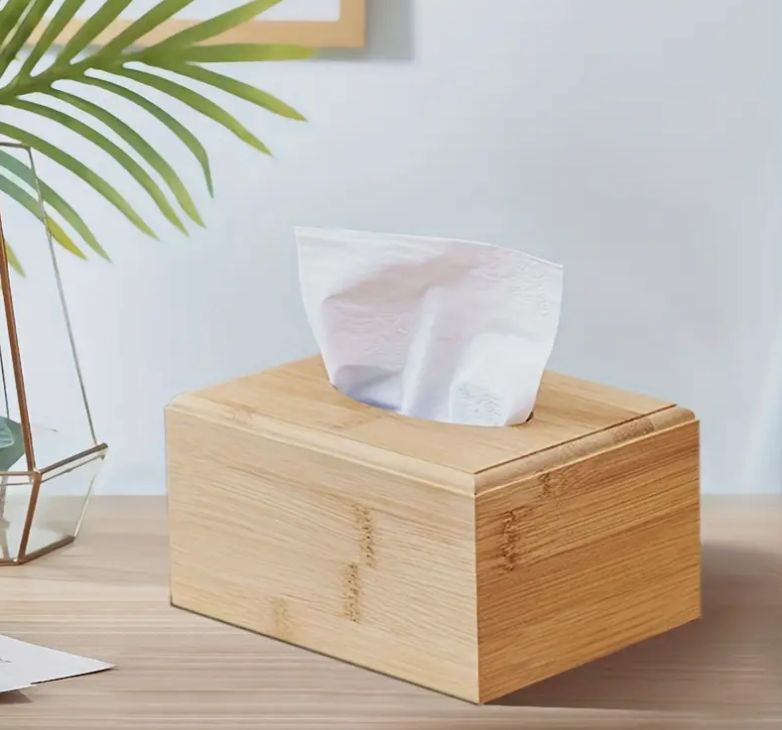 Wooden Tissue Box