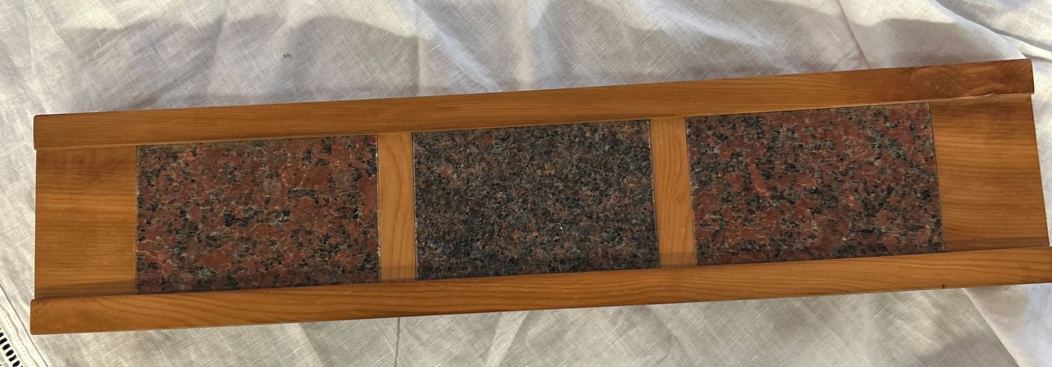 Long Cheese Board Red