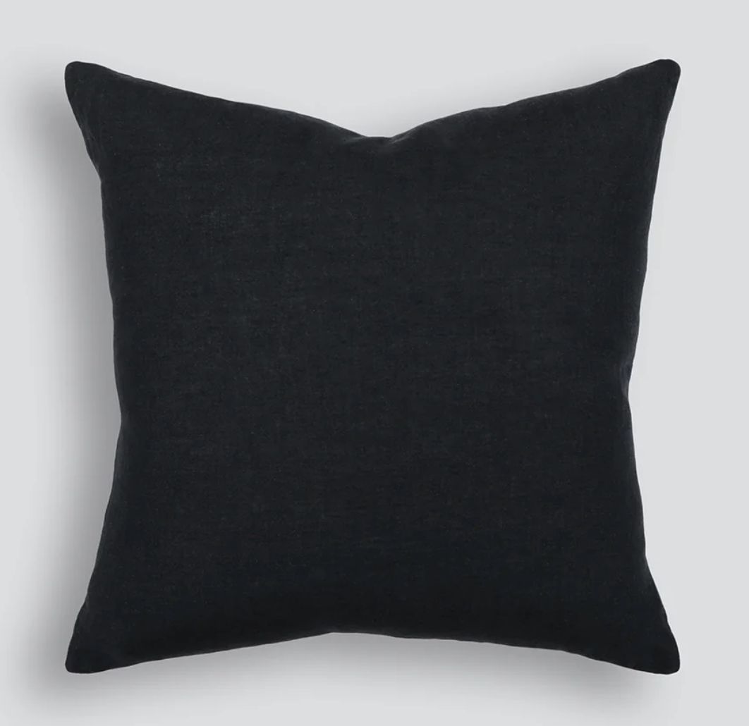 Milano Cushion - Black 55cm