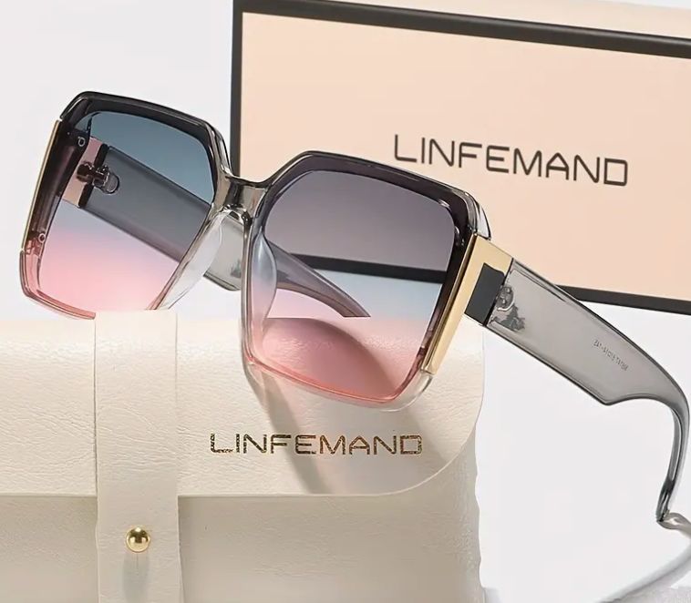 Pink and Grey Sunglasses