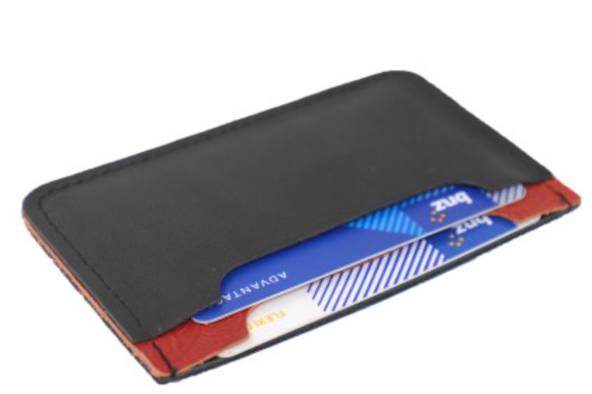 NZ Made Card holder -Koru Print
