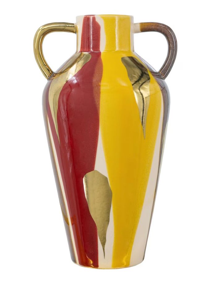 Red Yellow Vase
