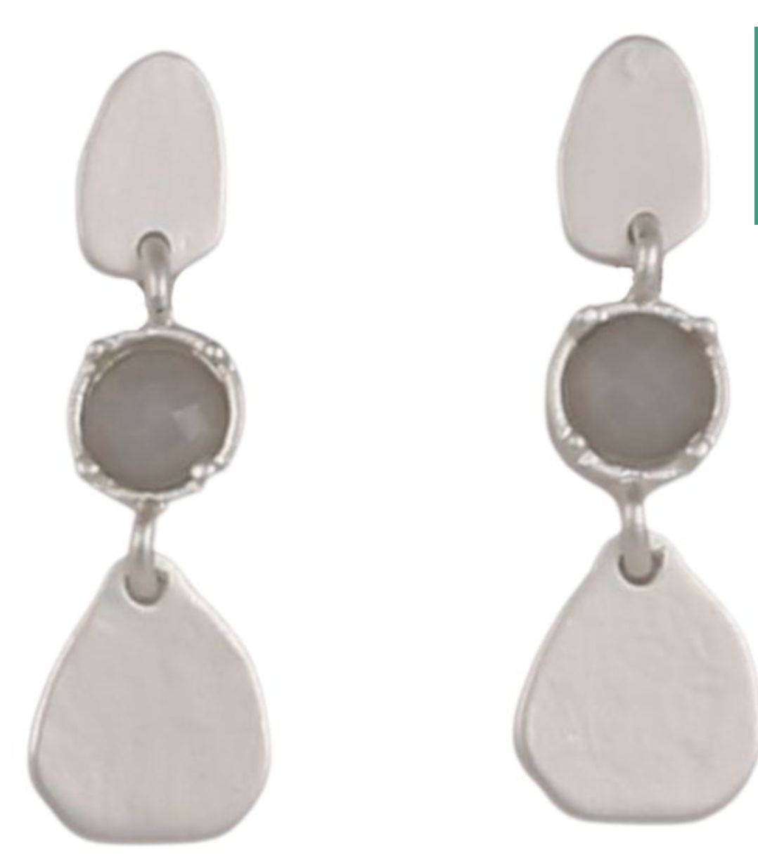 Dnipro Earrings Silver