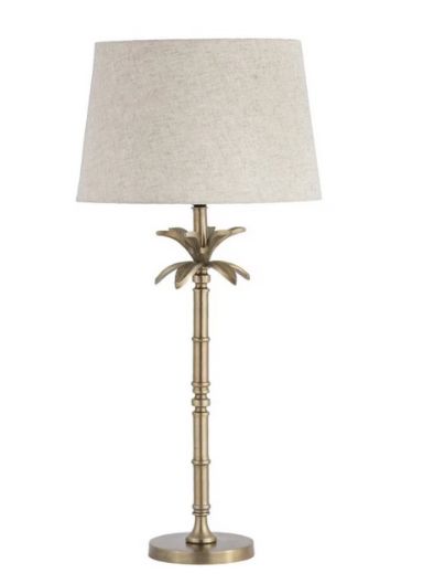 Table Lamp Brass Antique