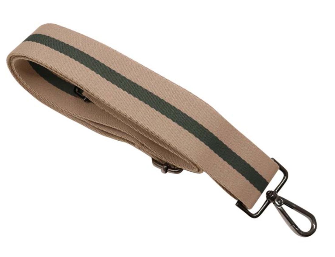 Black Taupe Bag Strap