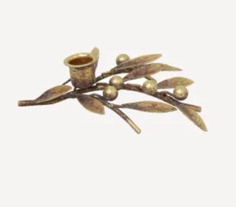 Mistletoe Iron Candleholder Large