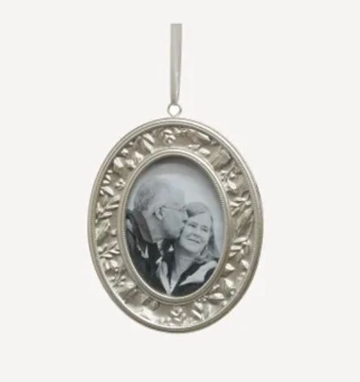 Holy Oval Silver Frame