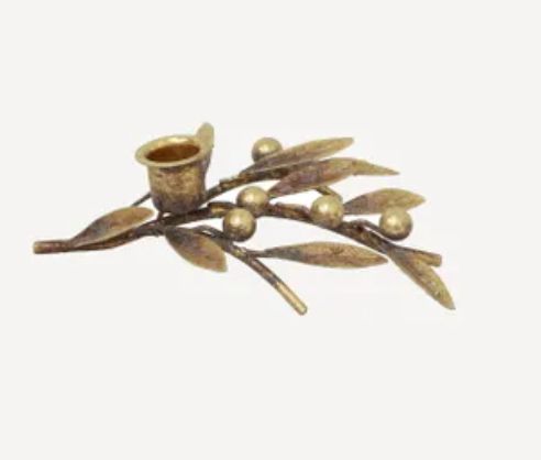 Mistletoe Iron Candleholder Small