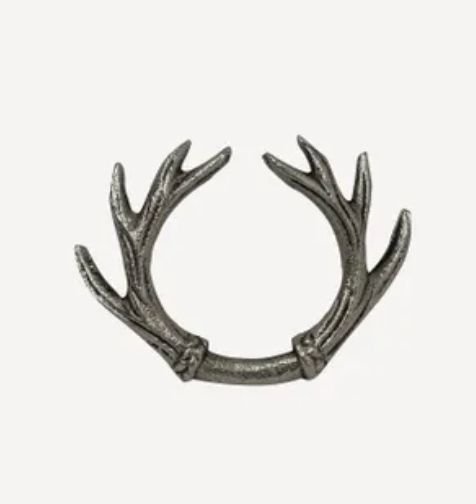 Antler Napkin Ring Silver