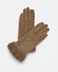 Glove Wool Camel