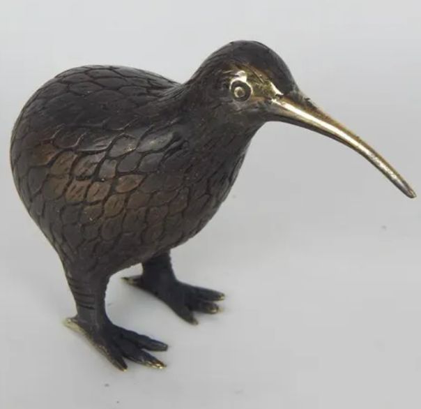 Brass Kiwi Large 14 x 11cm
