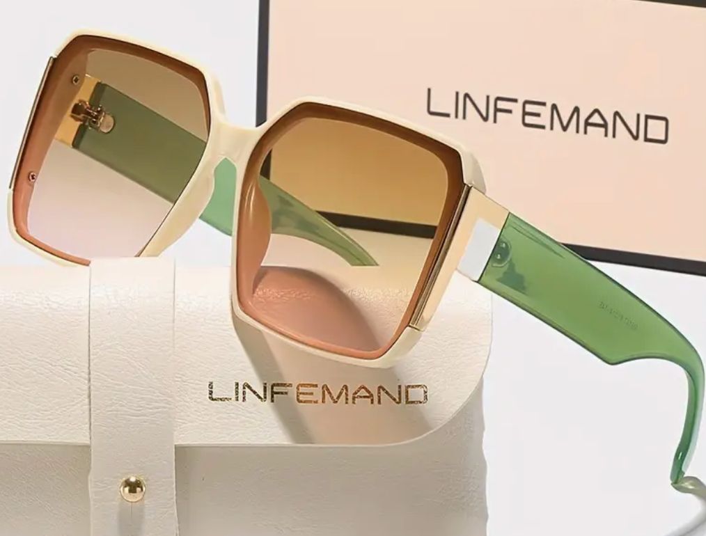Green Cream Sunglasses