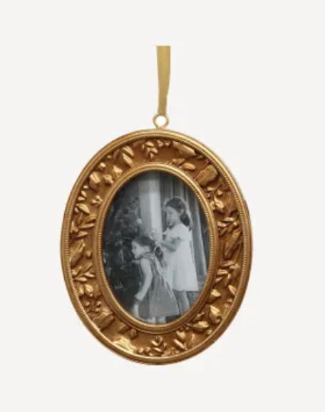Holy Oval Gold Frame