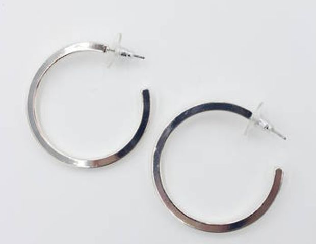 Urban Loop Earrings Silver