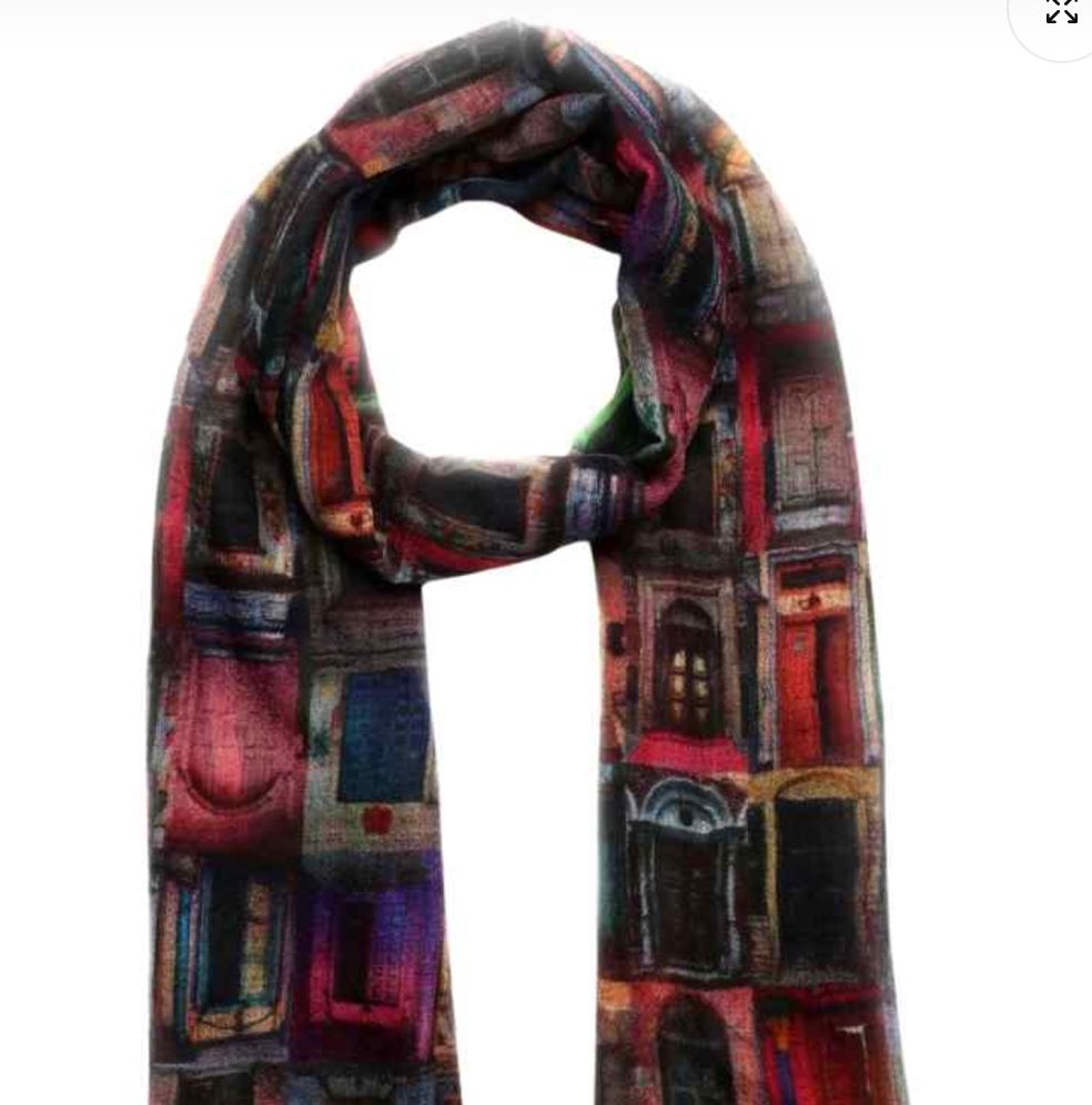 Architectural Silk Scarf