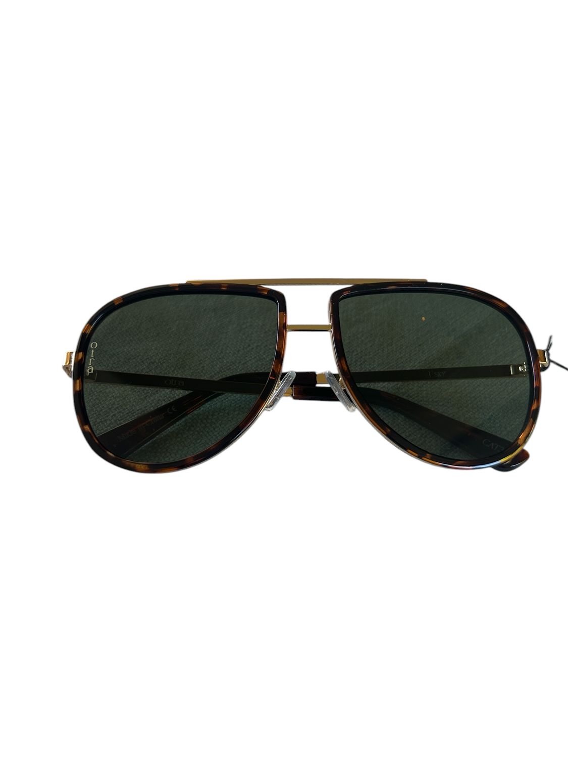 Sky Gold-Tort/Grn Sunglasses