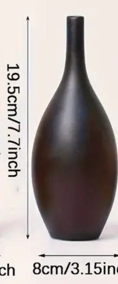 Ceramic Vase Black