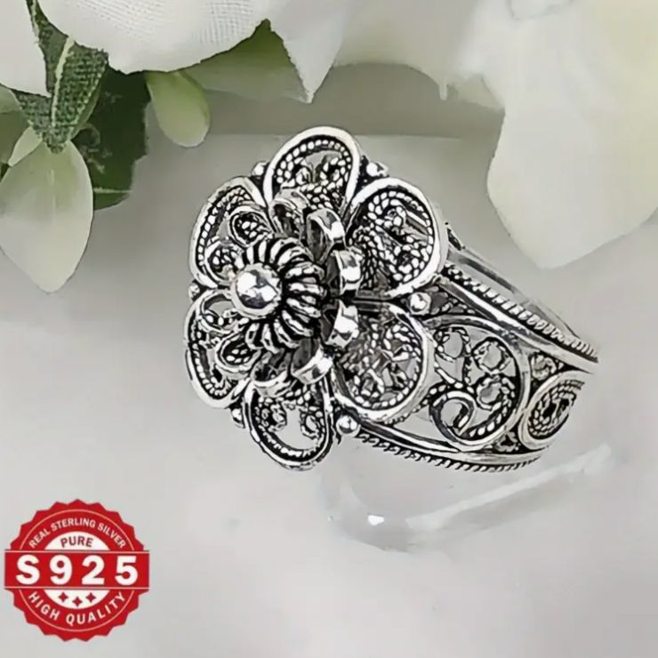 Flower Delicate SS Ring