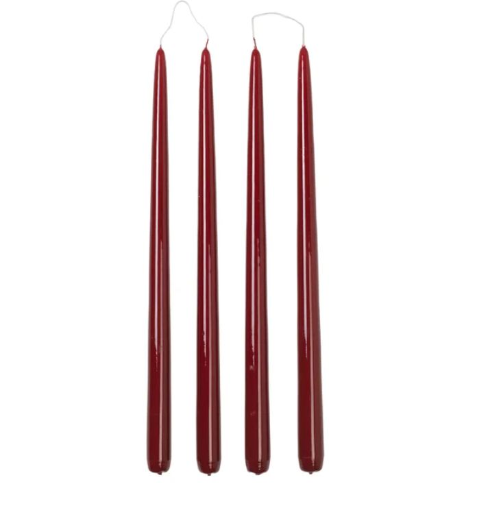 Broste Taper 380mm - Burgundy