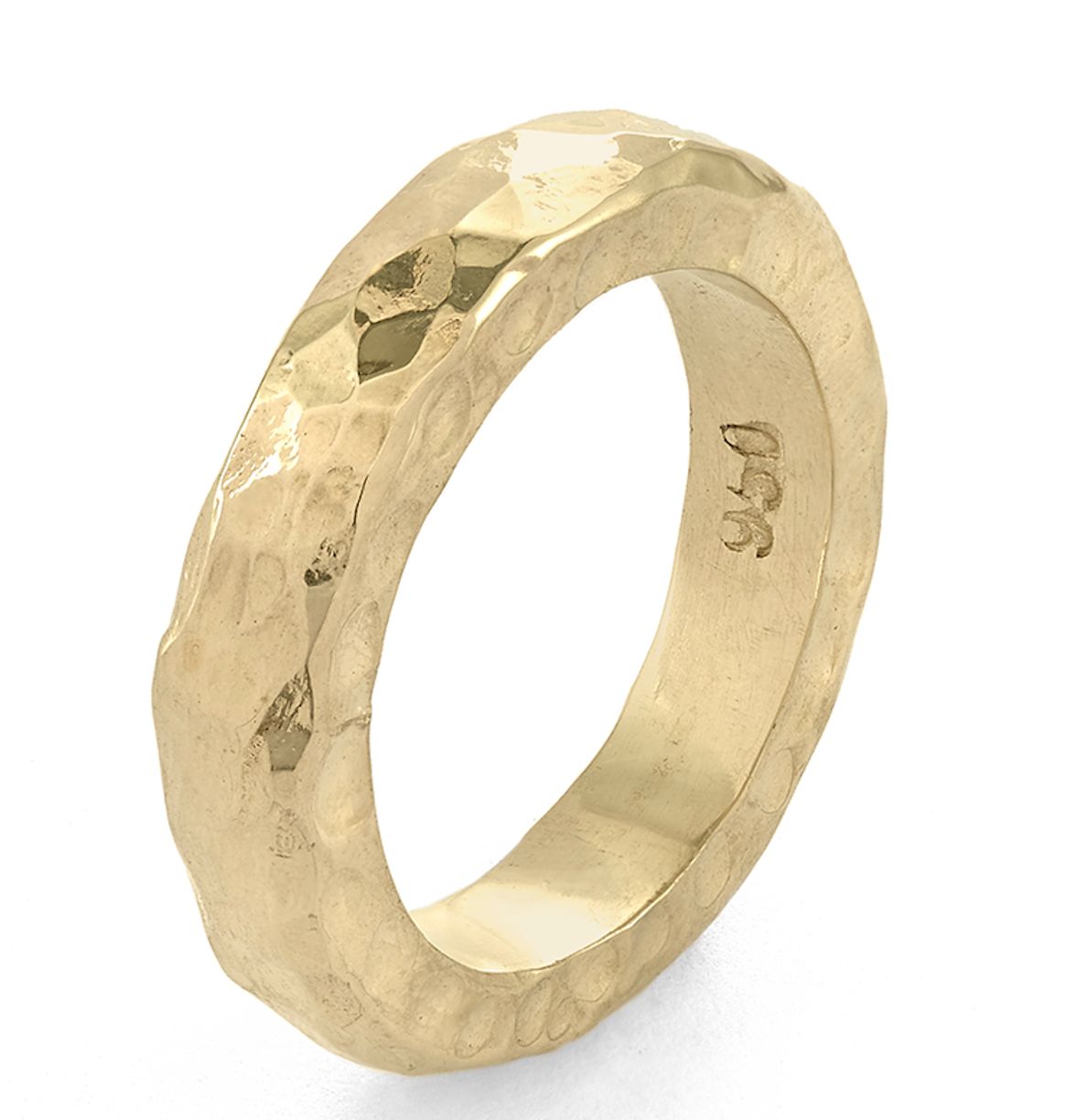 Hammered Ring Gold