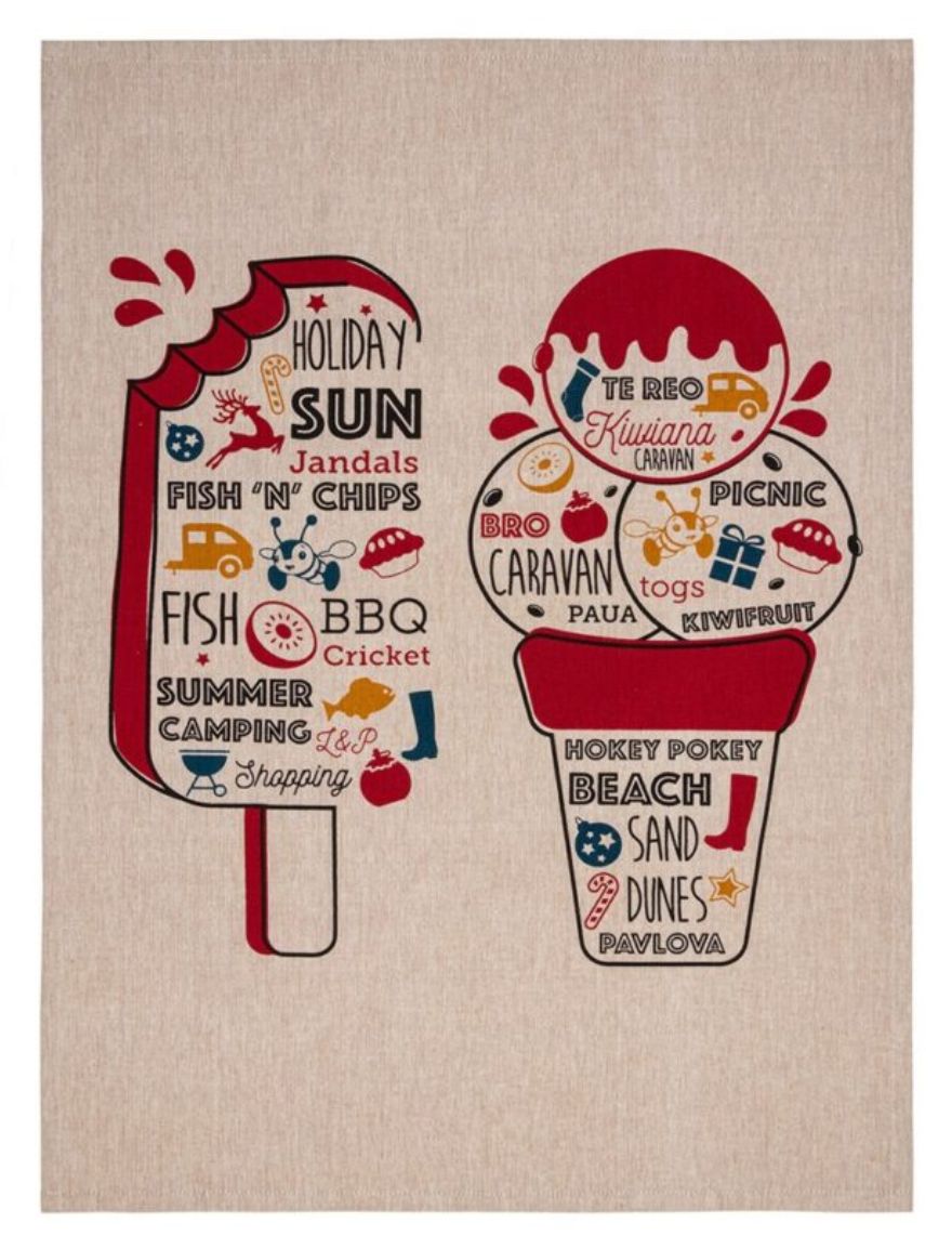 Summer Flavours Tea Towel