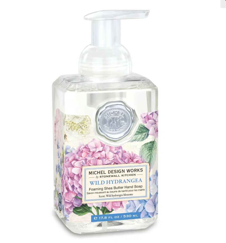Hydrangea Foam Soap