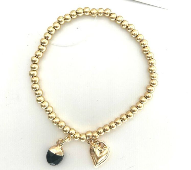 Iris Gold Heart Bracelet