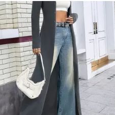 Long Grey Cardigan