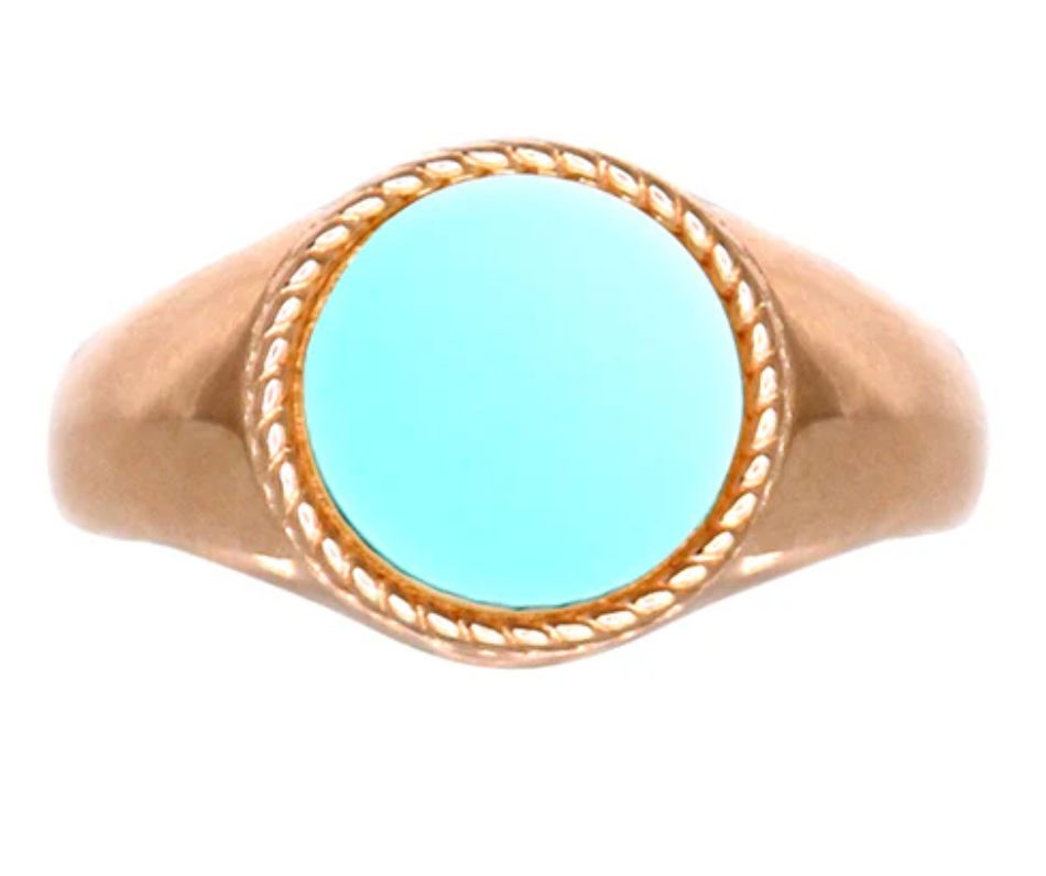 Ring - Round Turquoise