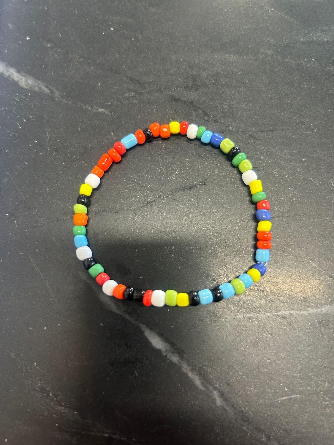 Coloured Bead Bracelet