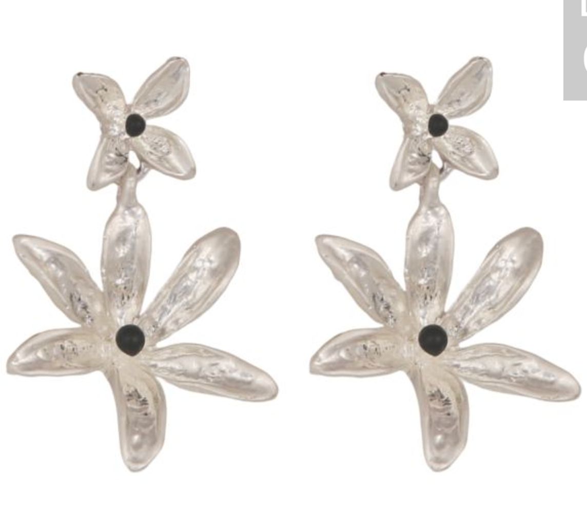 Pilgrim Earrings Silver