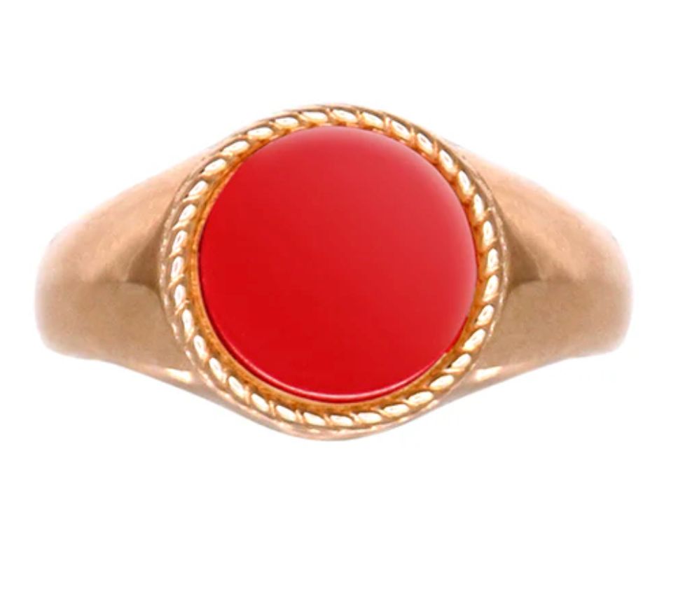 Ring - Round Red