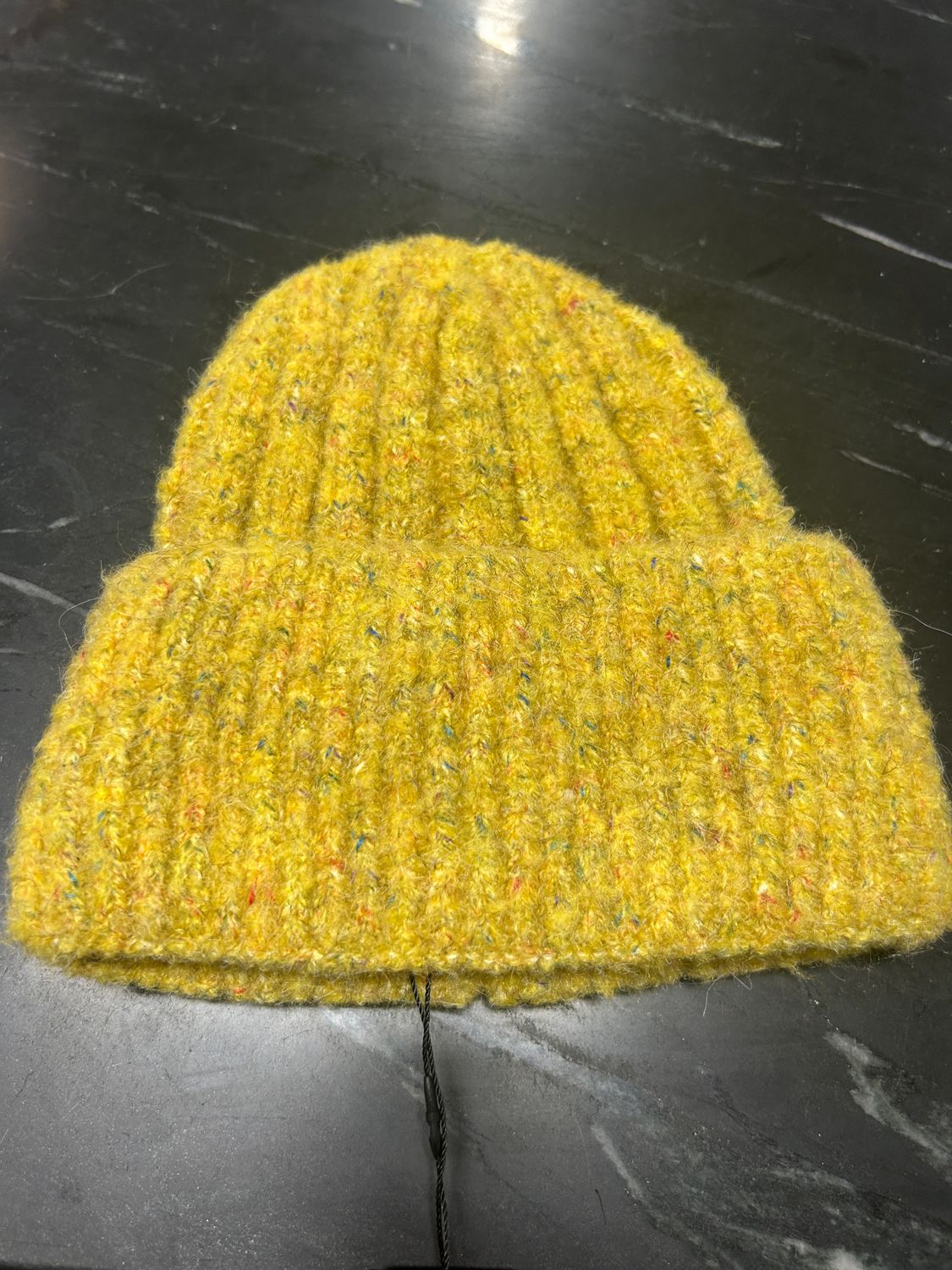 Chunky Beanie Yellow
