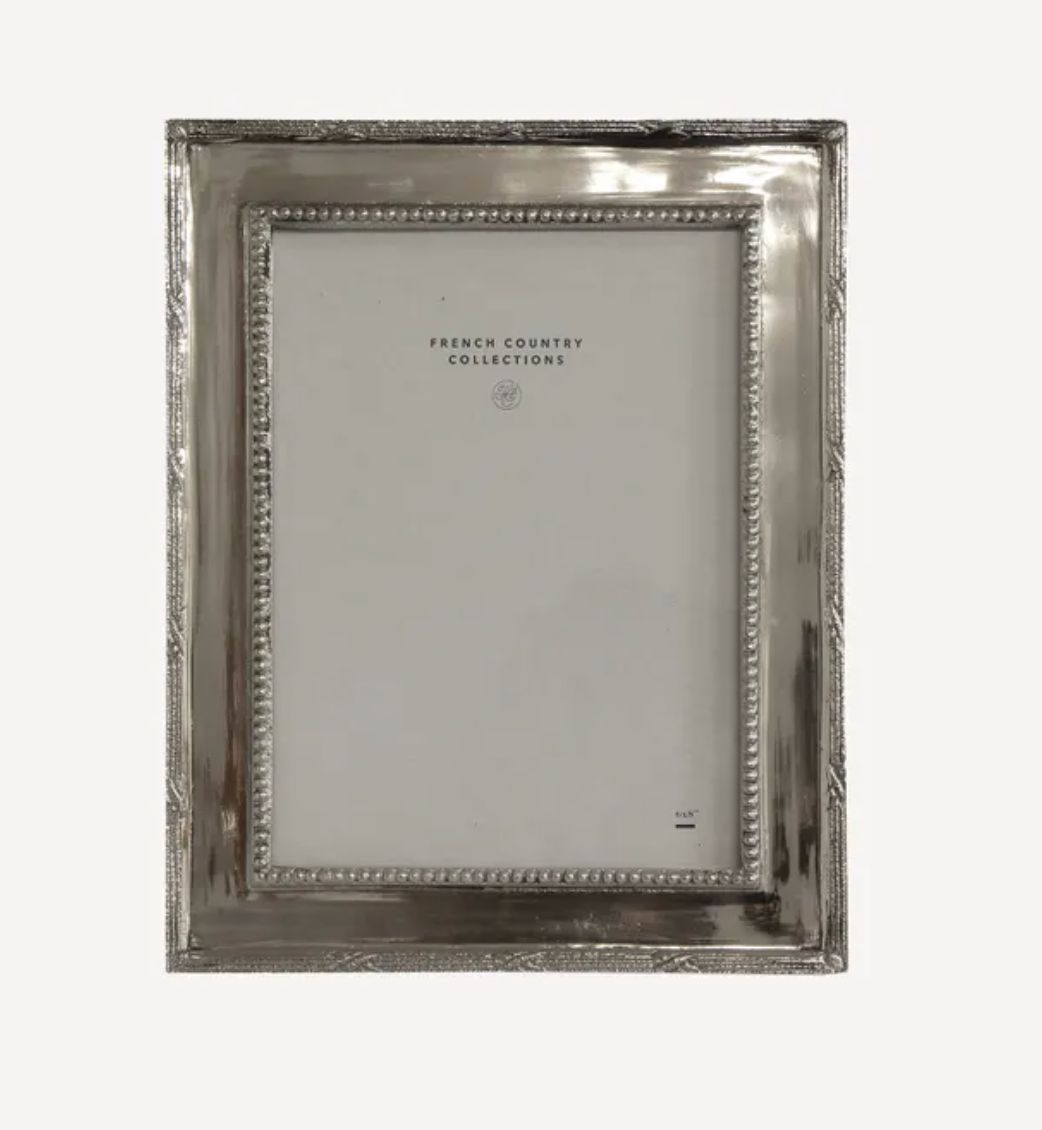 Beaded Nickel Fram 6 x 8"