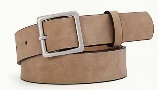 Beige Belt Plain