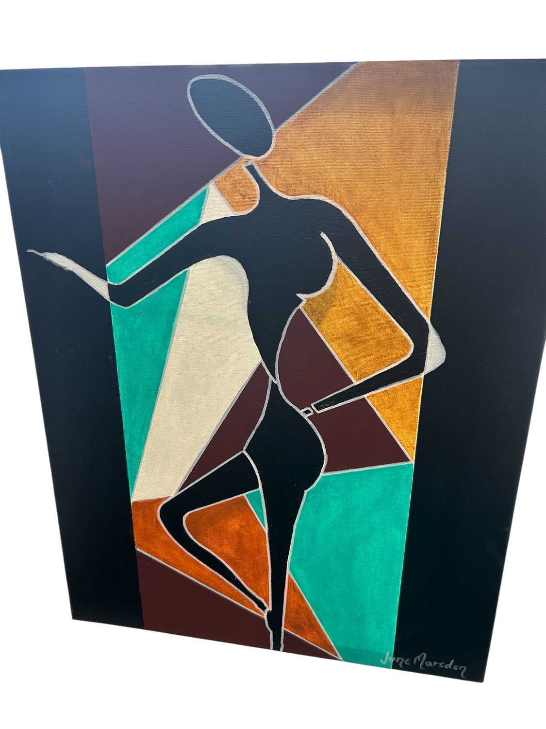 Black Standing lady