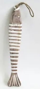 Wooden Hanging Fish M