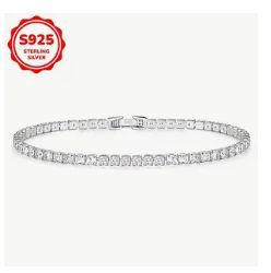 Silver Tennis Bracelet