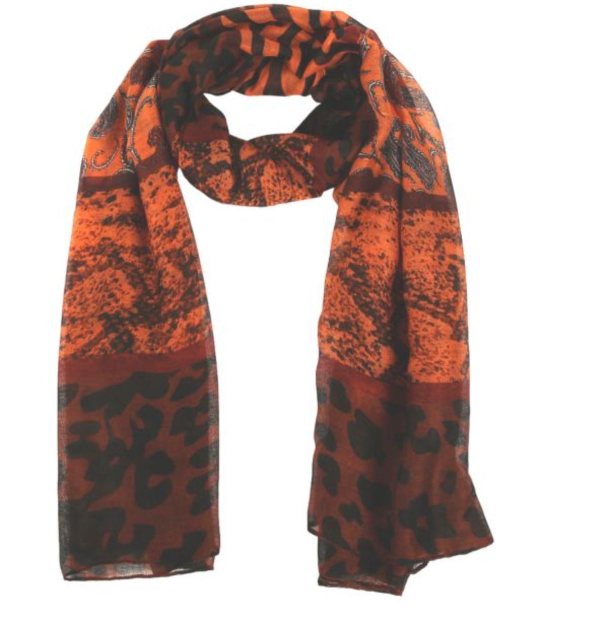 Leopard Scarf Coffee