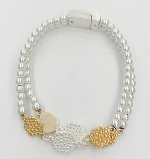 Twin Pebble Bracelet