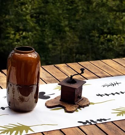 Native Fern Table Runner