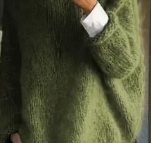 Boatneck Green Jumper